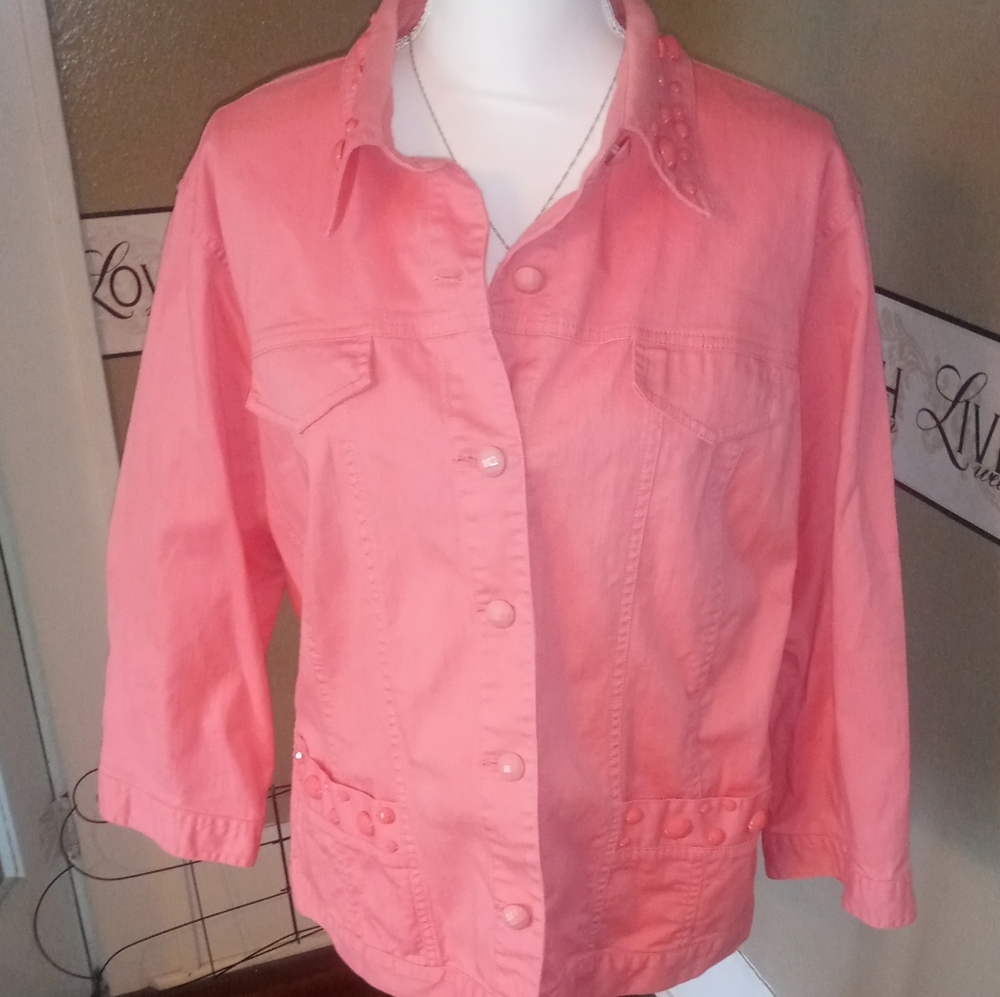 Final Casual Dressy Jacket Blazer Stretch 18 20 2X